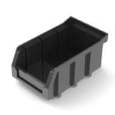 Small Stackable Bin Black, #6211