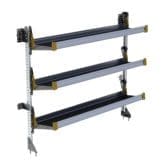 Fold-Away Cargo Van Foldable Shelving System, 3 Levels, 65"h x 72"w