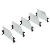 Van Shelving Set of 5 High Dividers with Clips, 10" Depth - 62-UDH10