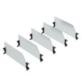 Van Shelving Set of 5 High Dividers with Clips, 14" Depth - 62-UDH14