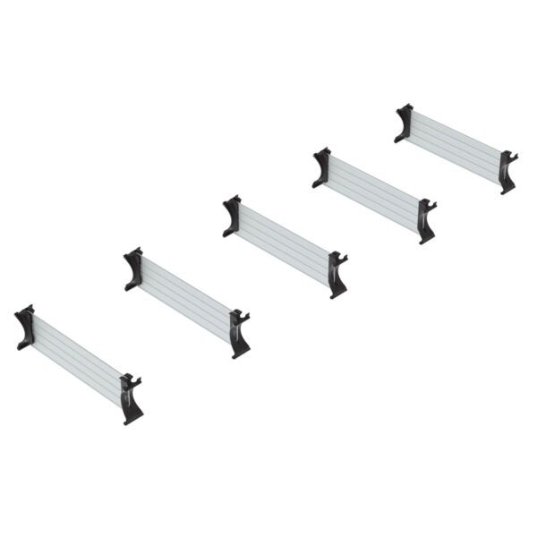 Van Shelving Set of 5 Dividers with Clips, 10" depth - 62-UDR10