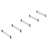 Van Shelving Set of 5 Dividers with Clips, 14" depth - 62-UDR14