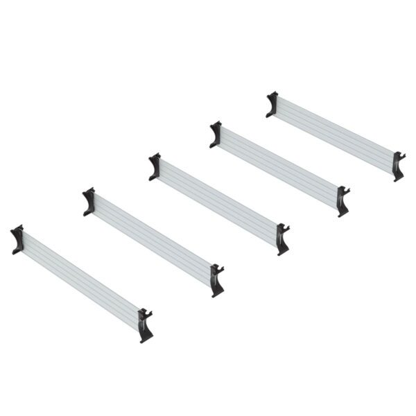 Van Shelving Set of 5 Dividers with Clips, 18" depth - 62-UDR18