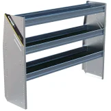 N4 Composite Aluminum Van Shelving, 60" Wide, 3 Trays - N4-RA60-3C