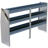 N4 Composite Aluminum Van Shelving, 72" Wide, 3 Trays - N4-RA72-3C