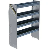 N5 Composite Aluminum Van Shelving, 48" Wide, 4 Trays - N5-RA48-4C