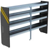 N5 Series Cargo Van Shelving, 96" Wide, 4 Trays - N5-DS96-4