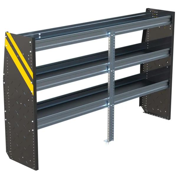 N4 Series Cargo Van Shelving, 72" Wide, 3 Trays - N4-RS72-3