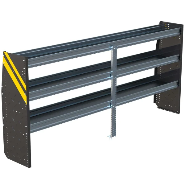 N4 Series Cargo Van Shelving, 96" Wide, 3 Trays - N4-RS96-3