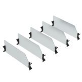 Van Shelving Set of 5 High Dividers with Clips, 16" Depth - 62-UDH16