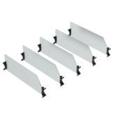 Van Shelving Set of 5 High Dividers with Clips, 18" Depth - 62-UDH18