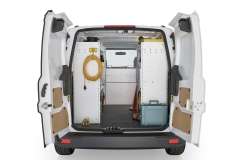 Ford Transit Connect 2014+ Aluminum Package, TCL-27 Installed, Rear View