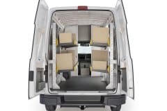 Nissan NV Delivery Package, NVH-19 Installed, Rear View