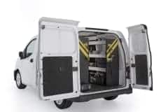 Nissan NV200 Mobile Service Package, CNR-16 Installed, Rear Passenger View
