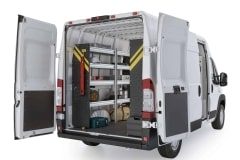RAM ProMaster Contractor Package, RPS-10 Installed, Rear Driver View