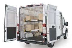 RAM ProMaster Delivery Package, RPS-19 Installed, Rear Driver View