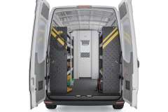 Mercedes Sprinter Contractor Package, DHS-10 Installed, Installed-Rear-View
