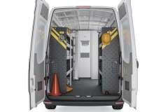 Mercedes Sprinter Service Package, DHS-16 Installed, Rear View