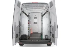 Mercedes Sprinter-Composite Aluminum Van Shelving-N5-RA96-60, Rear View