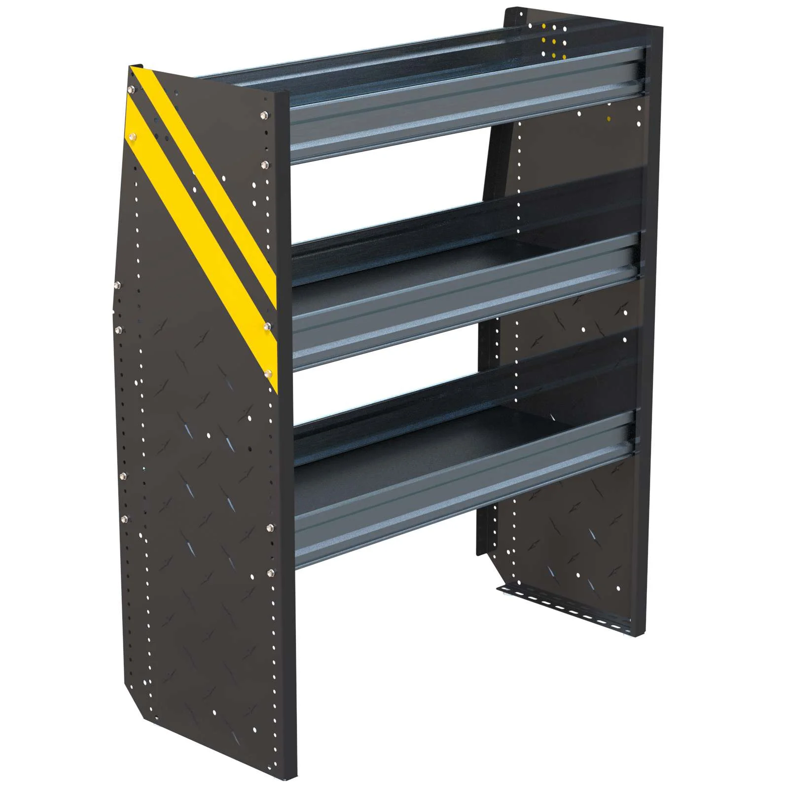 Van Storage Bins, With Square Back Unit, 6 Shelves - 7336 - Ranger Design