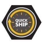 QuickShip 24 Hour Shipping Logo