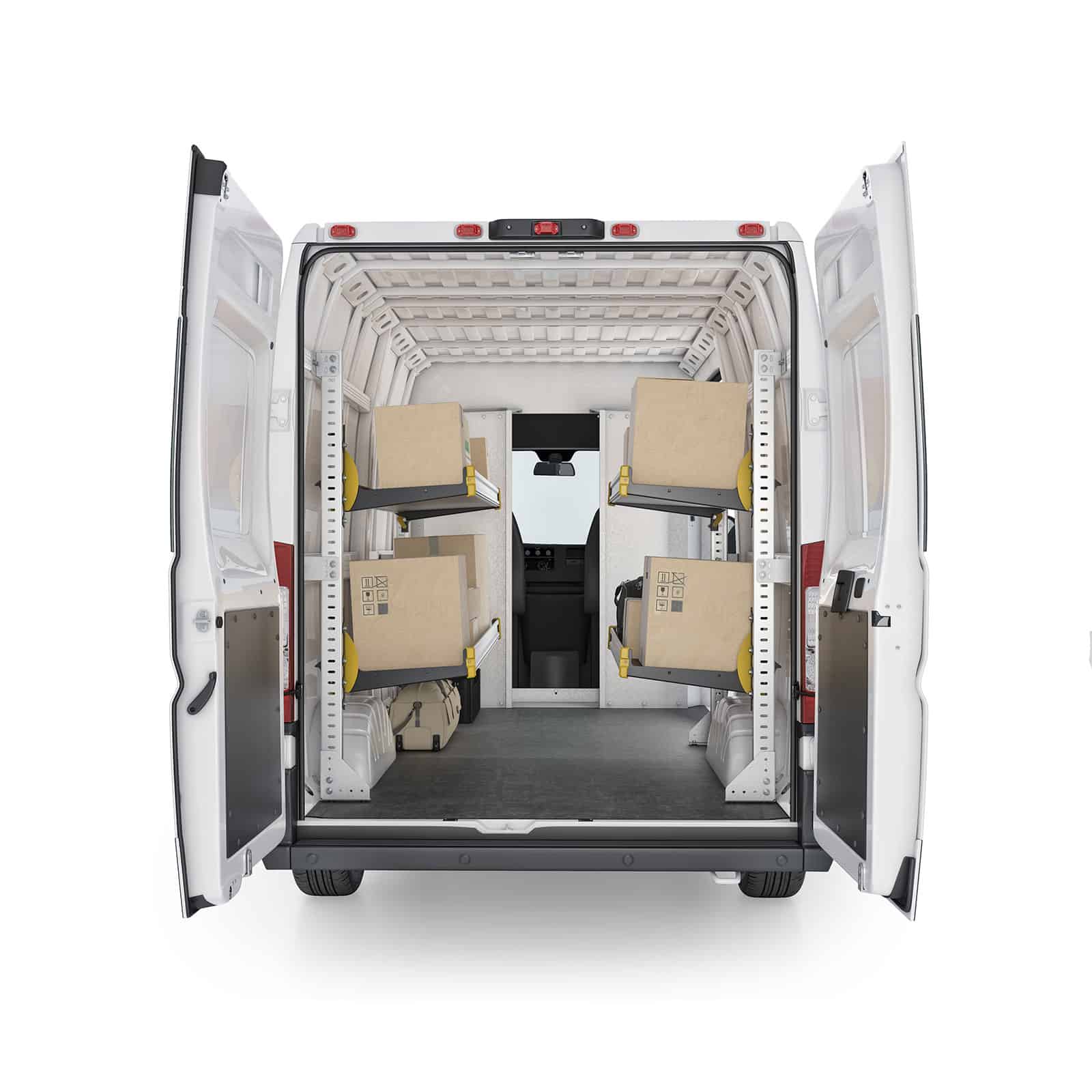 Fold Away Foldable Van Shelving, Shelves For Cargo Vans