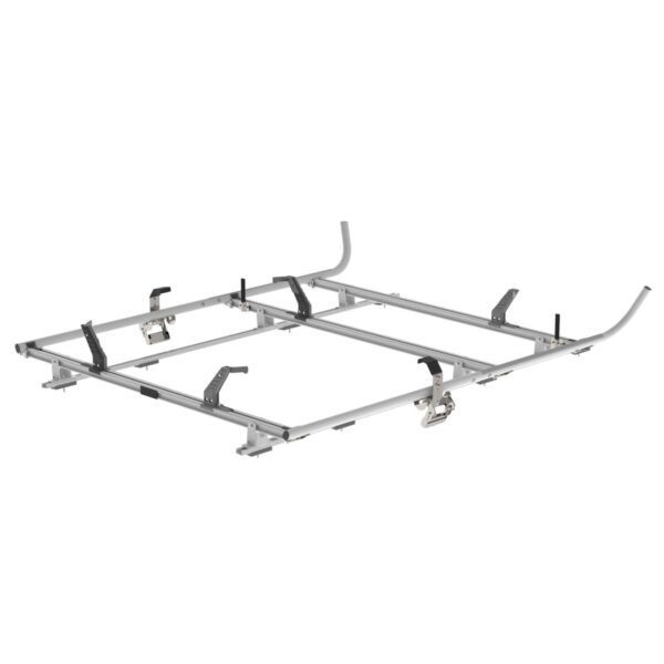 Double Clamp Ladder Rack For Ford Transit, LWB, 3 Bar System - 1630-FTL3