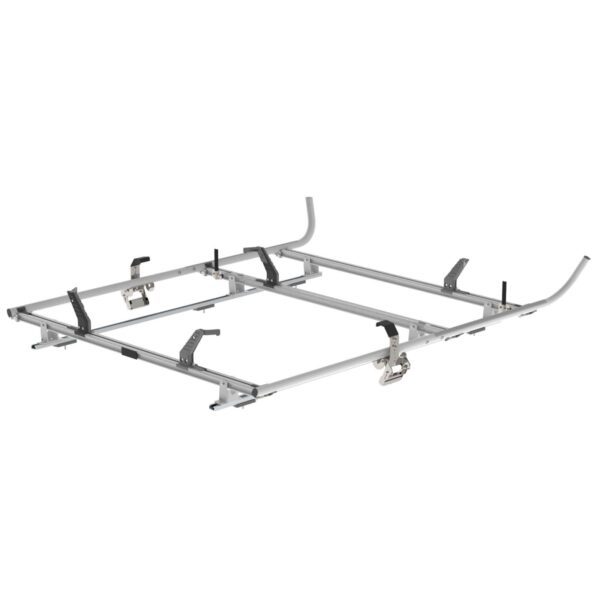 Double Clamp Ladder Rack For Ford Transit, RWB, 3 Bar System - 1630-FTR3