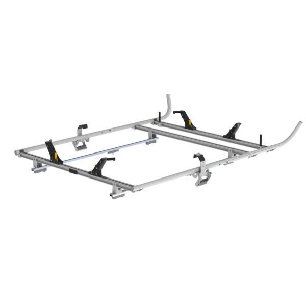 Double Clamp Ladder Rack For Ford Transit Connect, Extended 2 Bar System - 1630-TCX