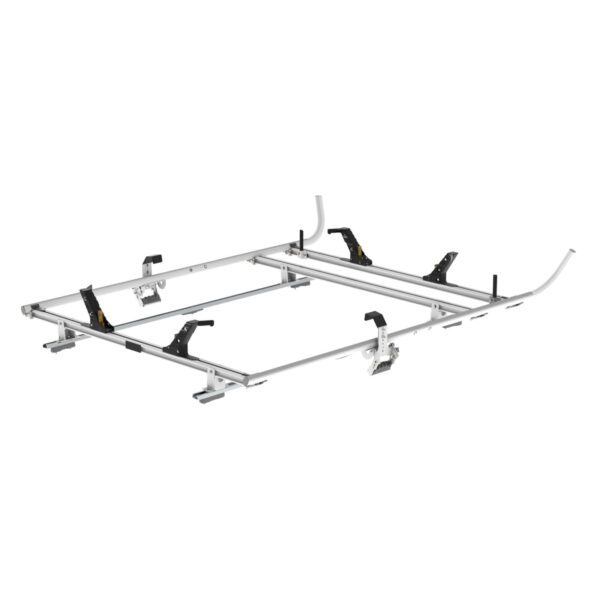 Double Clamp Ladder Rack For RAM ProMaster City, Extended 2 Bar System - 1630-PCX