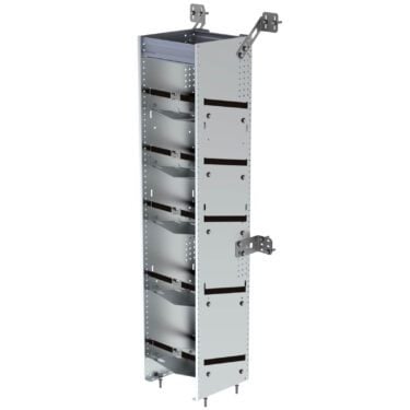 Refrigerant Rack For Cargo Vans, 3 Small & 2 Large Tanks - C5-BA13-5