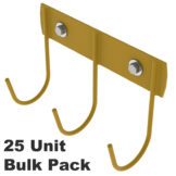 6 Inch Triple Hook, 25 Bulk Pack, Cargo Van Accessory - 6071x25