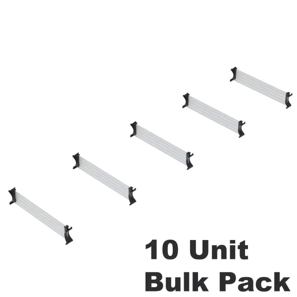 Van Shelving Set of 5 Dividers with Clips, 14" depth, 10 Bulk Pack - 62-UDR14x10