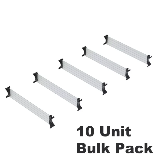 Van Shelving Set of 5 Dividers with Clips, 16" depth, 10 Bulk Pack - 62-UDR16x10