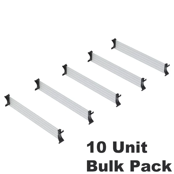 Van Shelving Set of 5 Dividers with Clips, 18" depth, 10 Bulk Pack - 62-UDR18x10
