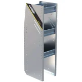N4 Composite Aluminum Van Shelving, Bookshelf, 12" Wide, 3 Trays - N4-RA12-3C
