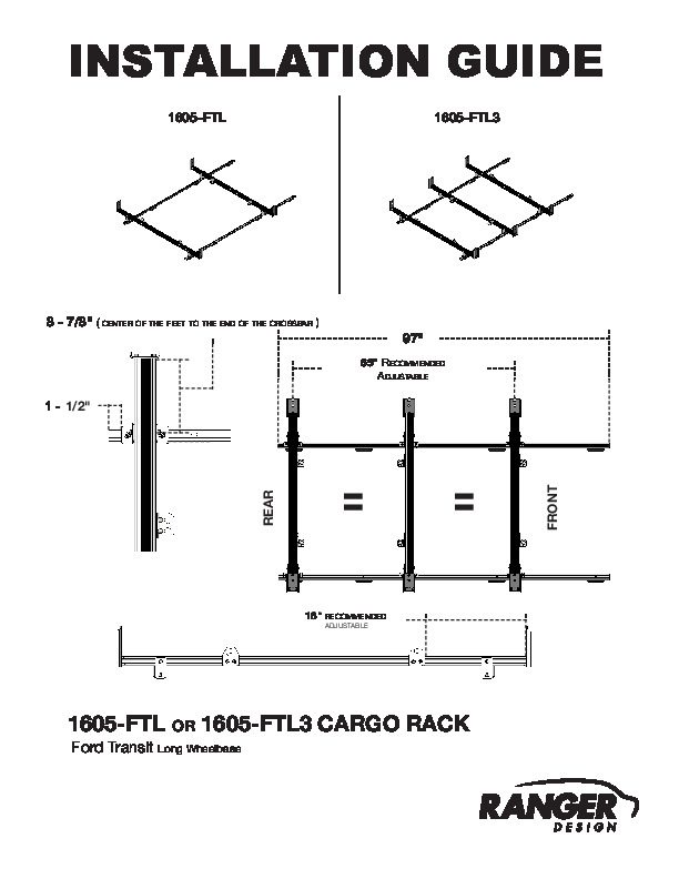 1605-FTL3 Installation Guide PDF