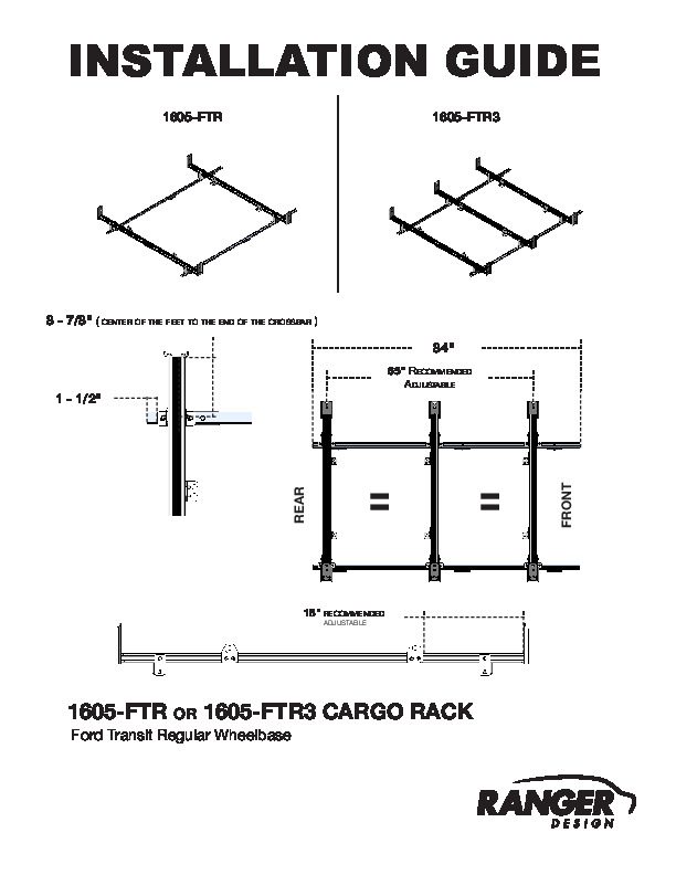 1605-FTR3 Installation Guide PDF