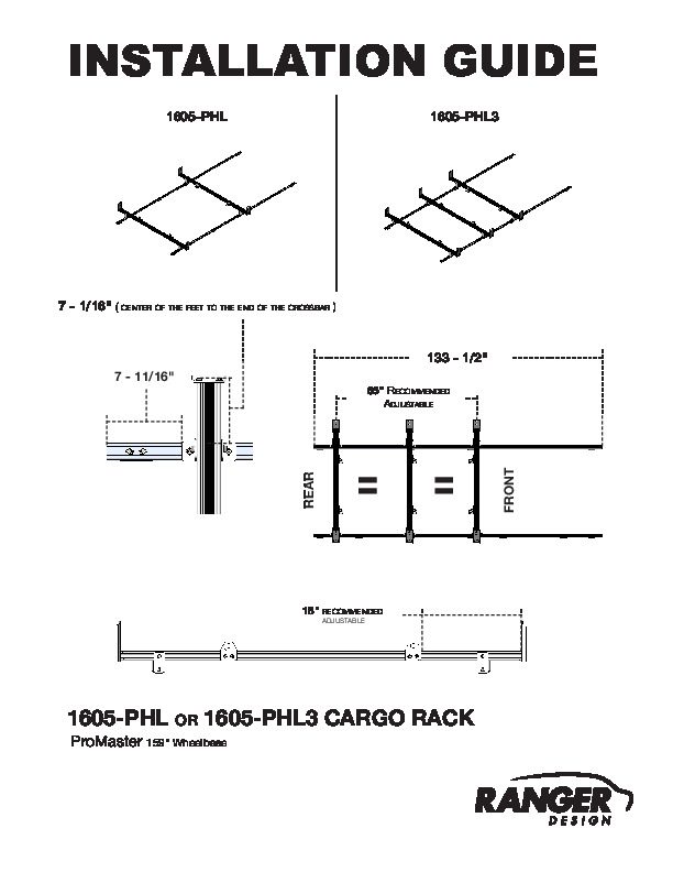 1605-PHL3 Installation Guide PDF