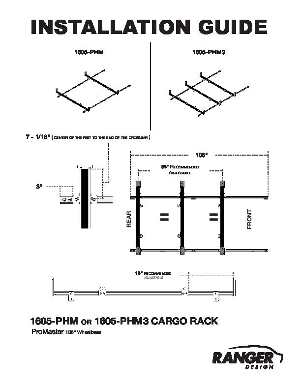 1605-PHM Installation Guide PDF