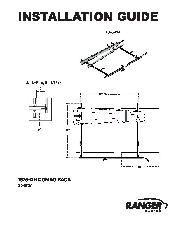 1625-DH Installation Guide PDF
