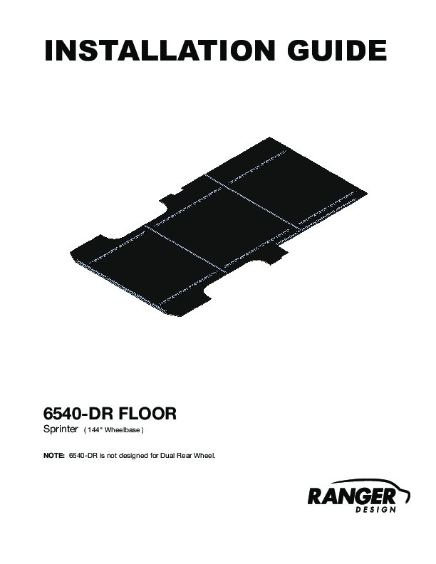6540-DR Installation Guide PDF