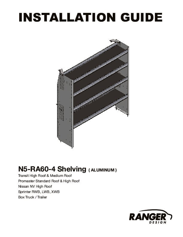 N5-RA60-4 Installation Guide PDF