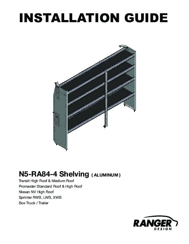 N5-RA84-4 Installation Guide PDF