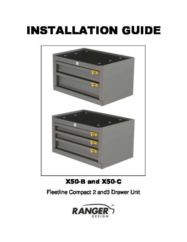 X50-B Installation Guide PDF